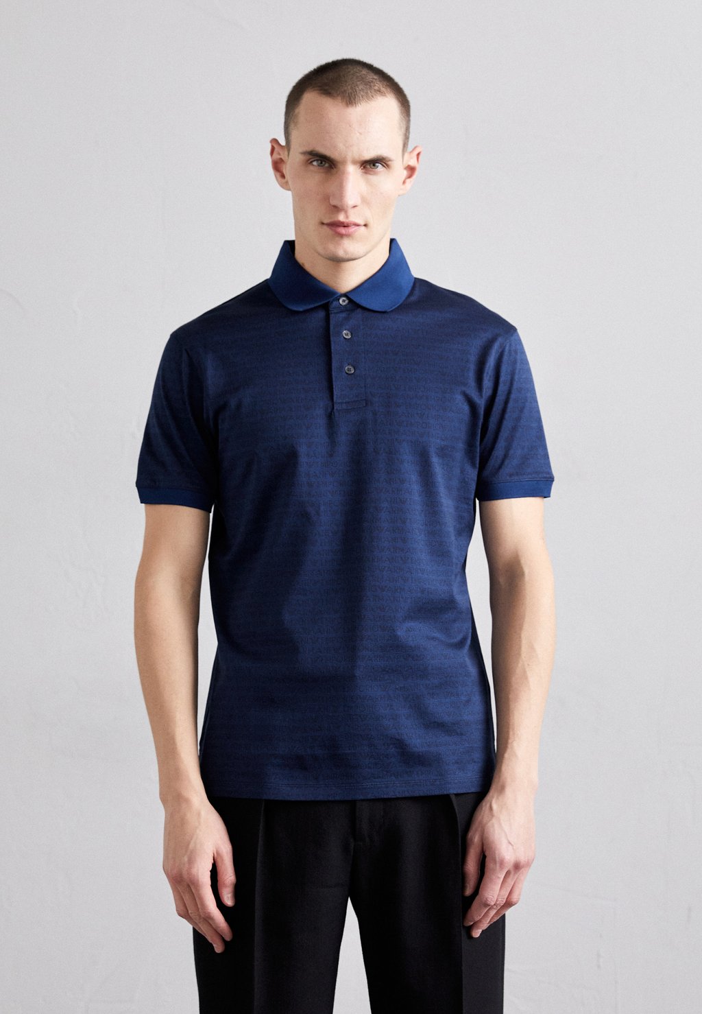 

Рубашка поло Emporio Armani, черный