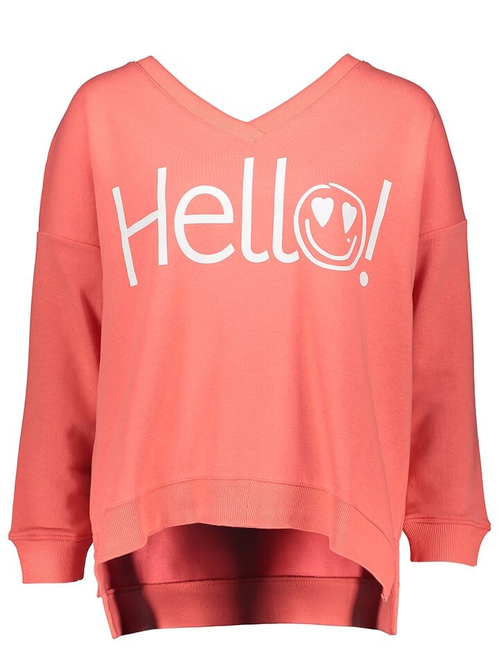 

Толстовка miss goodlife Sweatshirt Hello, коралловый