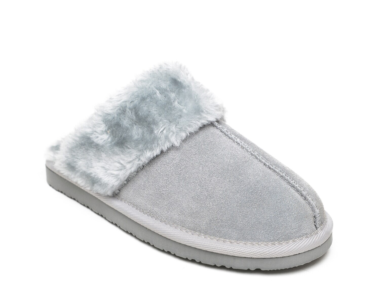 Тапочки Minnetonka Chesney с потертостями, серебряный