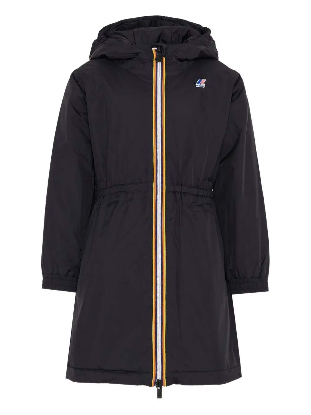 

Плащ с капюшоном и кулиской K Way Kids, черный