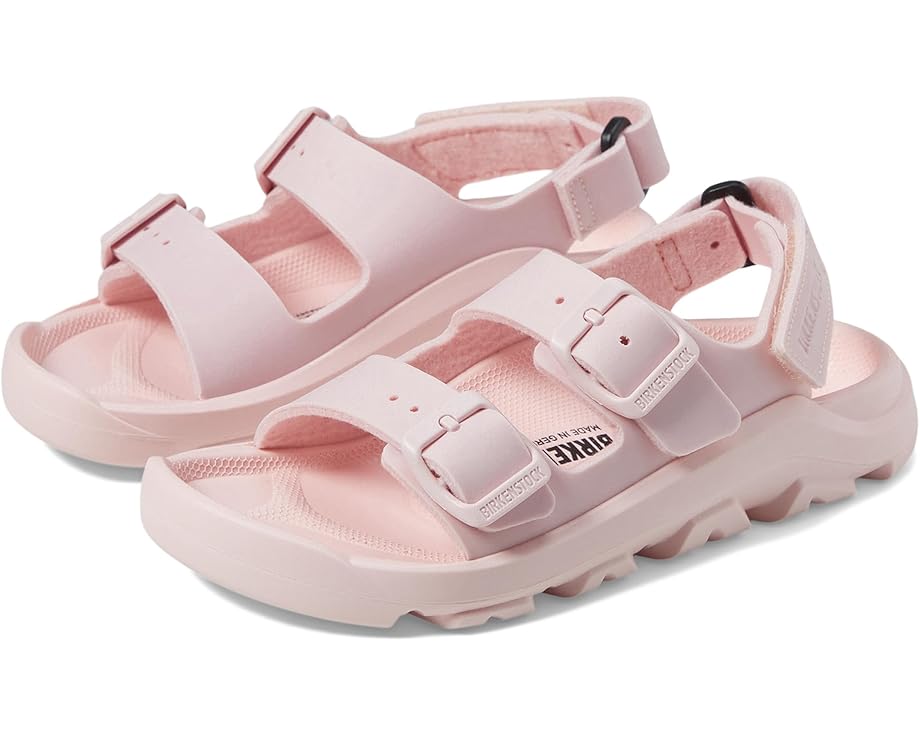 

Сандалии Birkenstock Kids Mogami Hook and Loop, цвет Gentle Rose