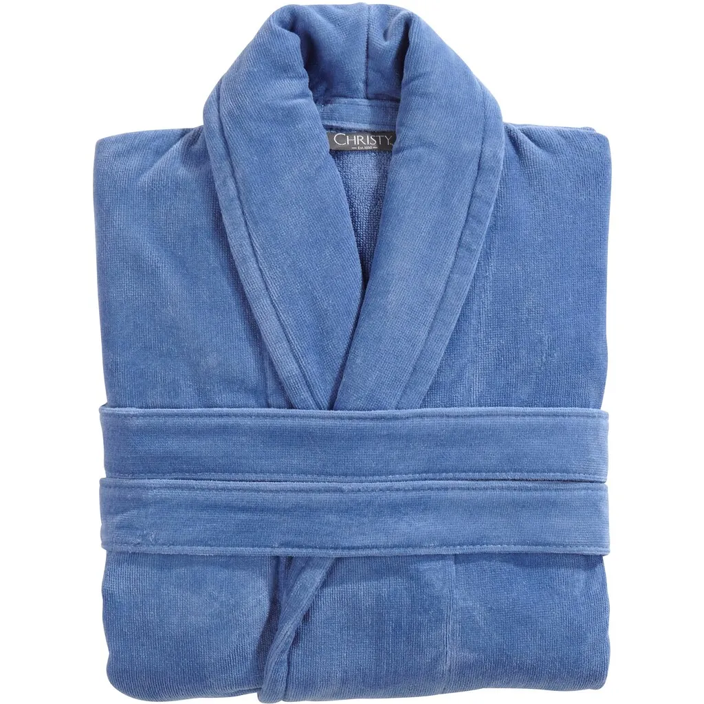 

Халат Supreme, 1 шт., 100% хлопок, 400 г/м², 1 шт Christy, Deep Sea