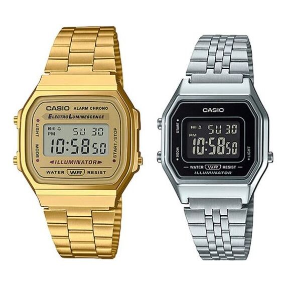 

Часы Casio Standard Digital Cube Watch 'Silver Gold', желтый