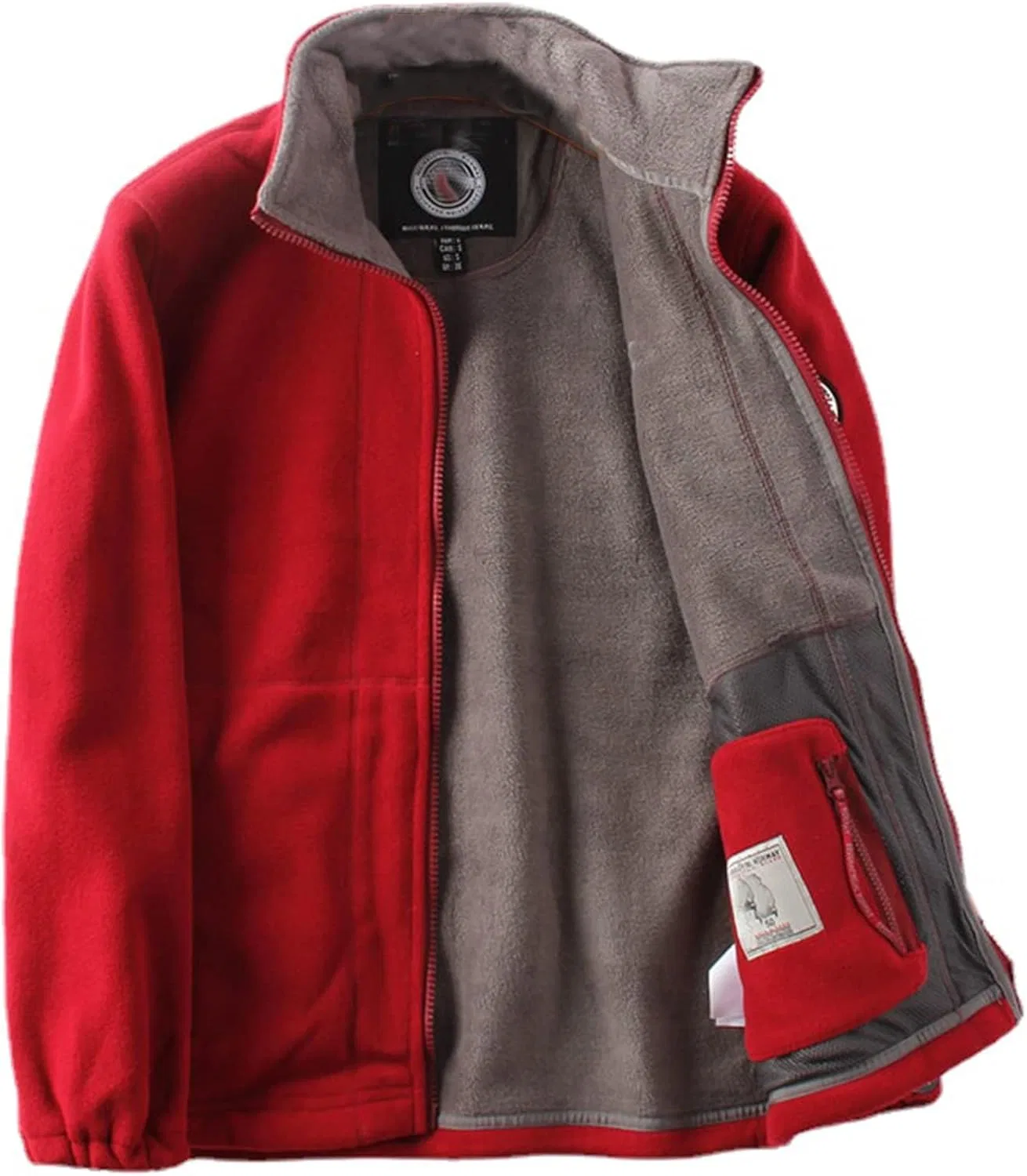Куртка UltraWarm Sherpa, легкая куртка для мужчин без капюшона, теплая тактическая куртка на молнии из толстого бархата с карманами