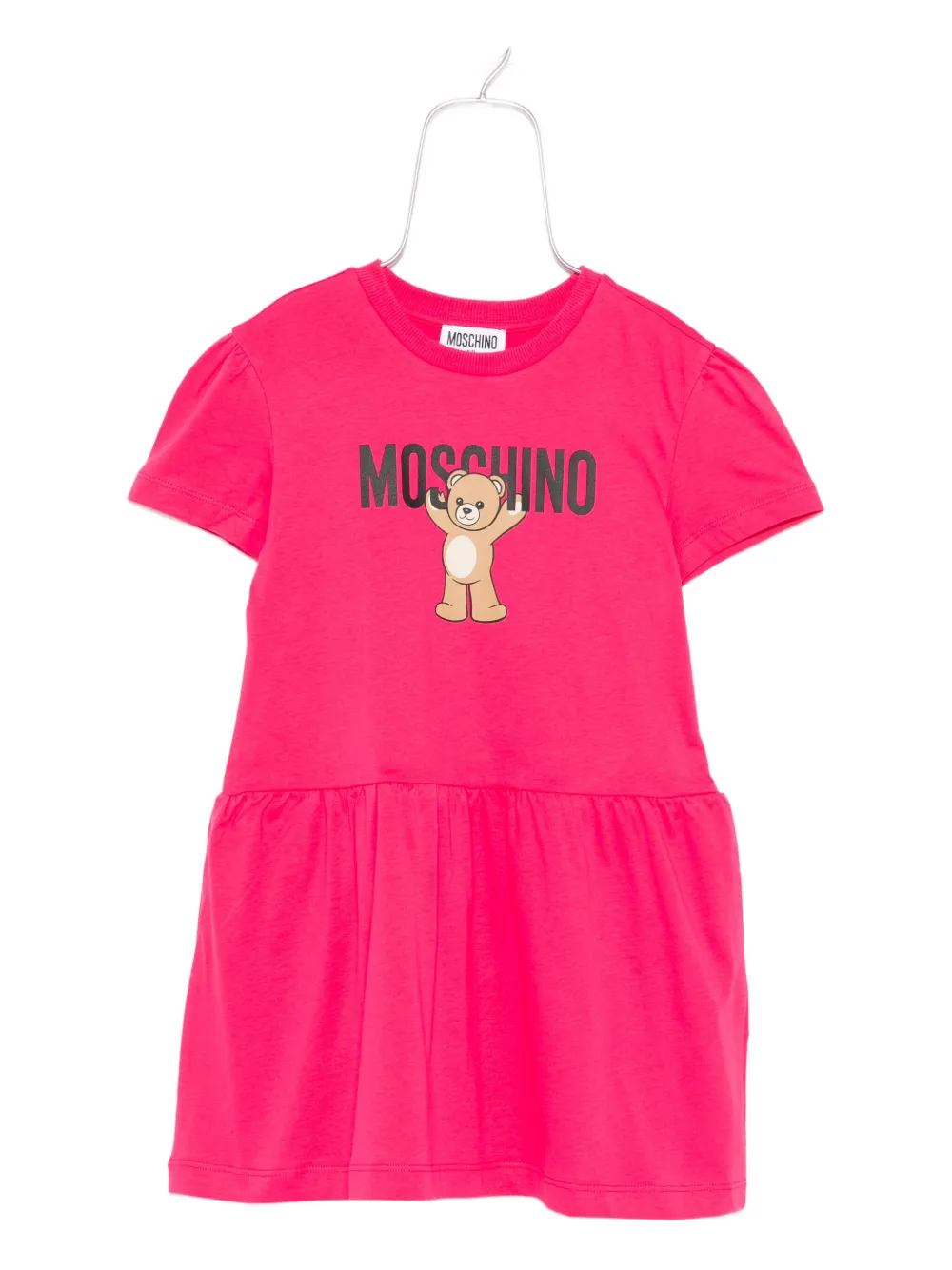 

Платье с принтом Moschino Kids, розовый