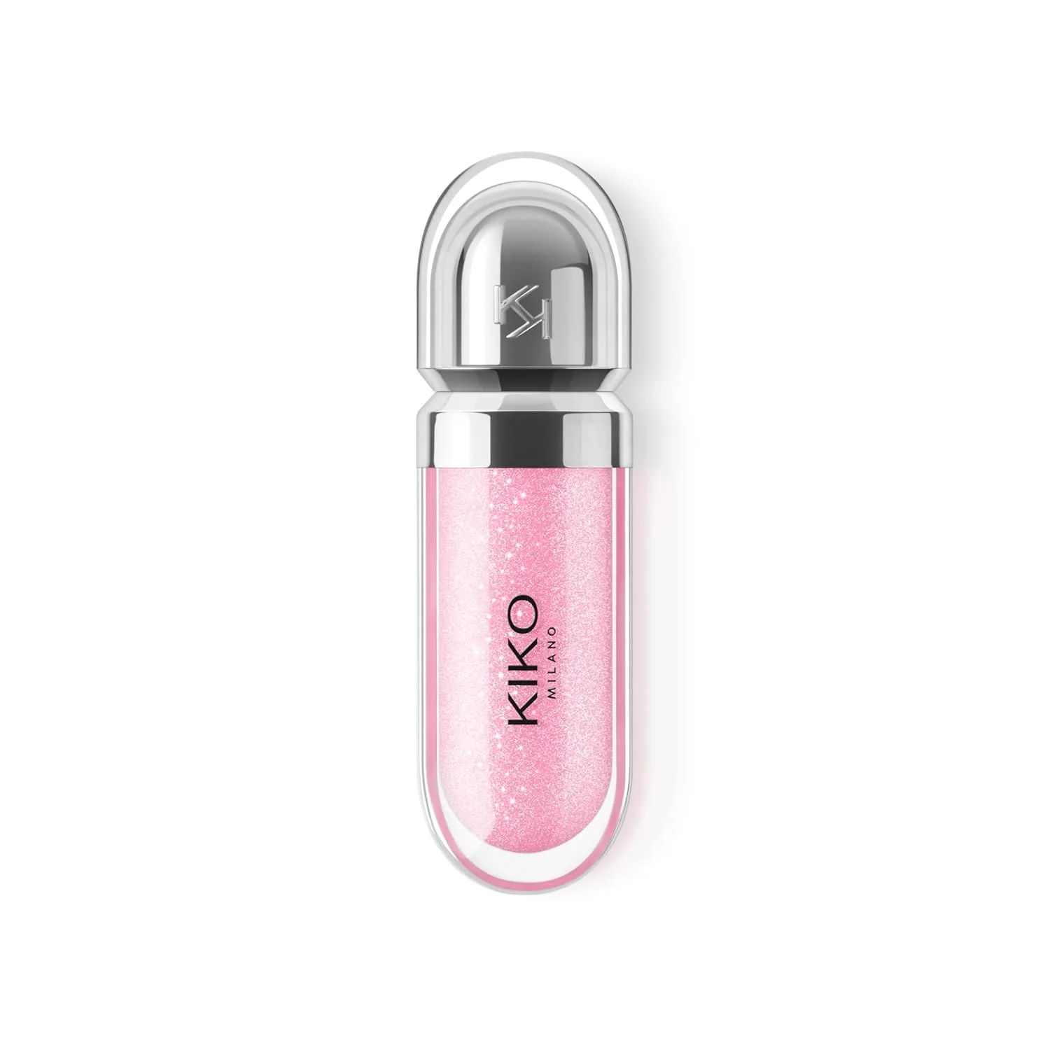 Блеск для губ KIKO Milano 3D Hydra - сияющий, увлажняющий, придающий объем, нелипкий, питательный., 05 Pearly Pink — фото 4