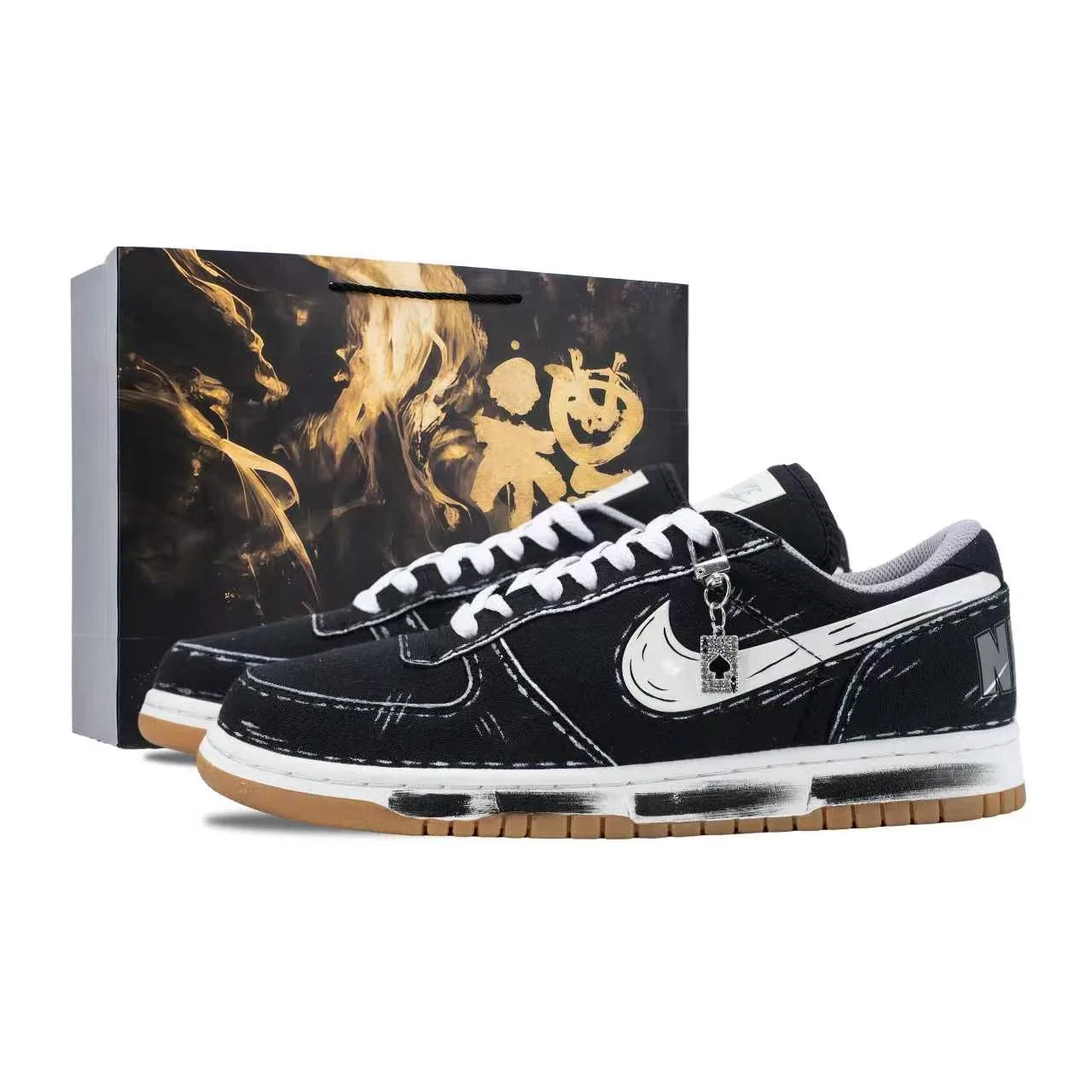 Кроссовки скейтбордические Nike Dunk Black