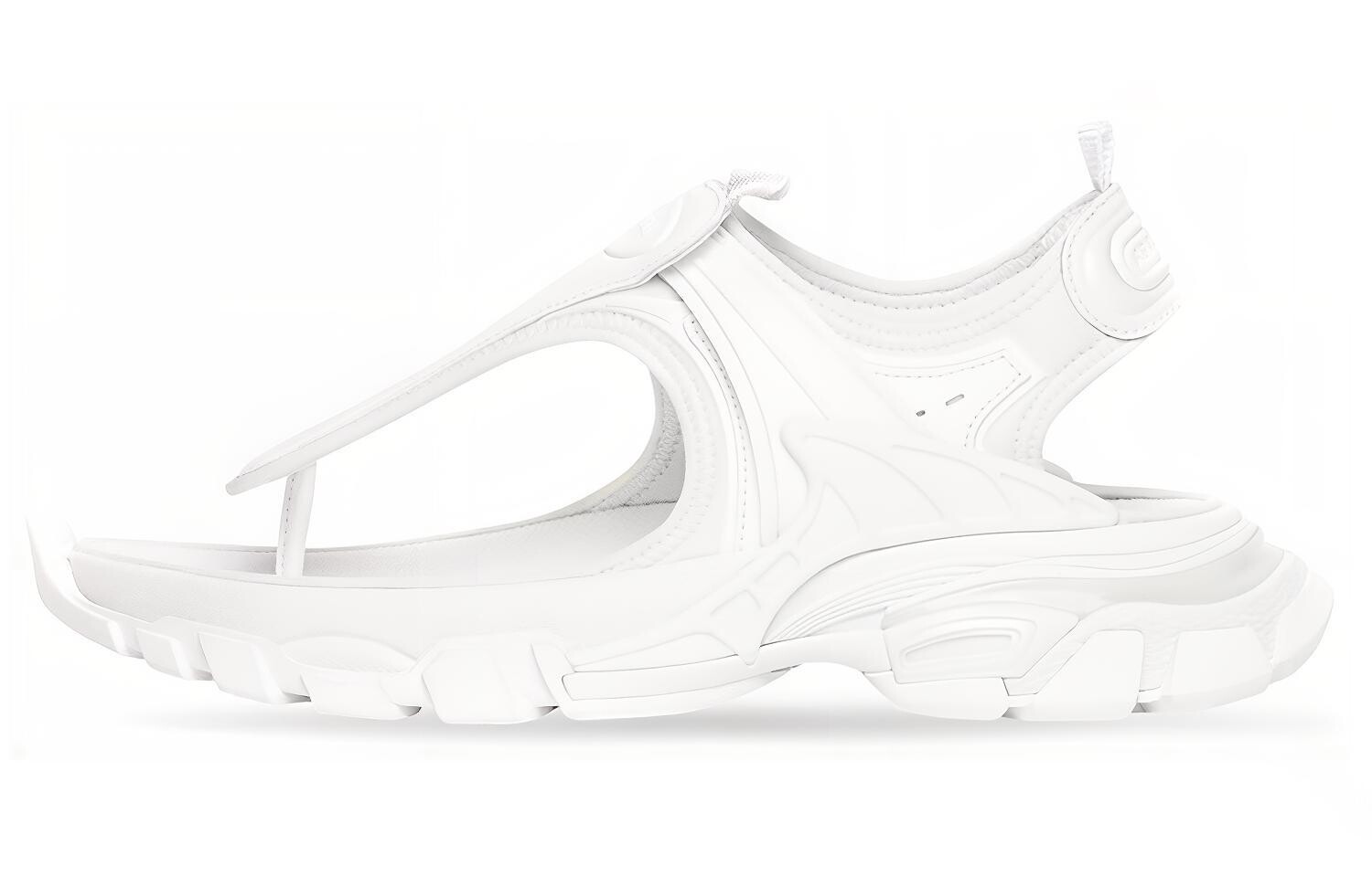 Сандалии пляжные Balenciaga Track Thong, белый