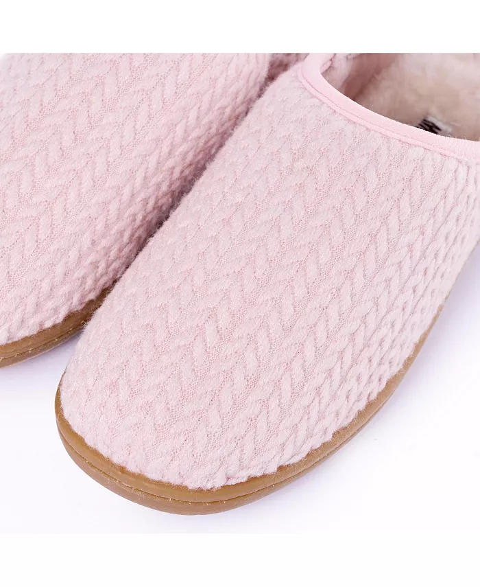 Женские складные тапочки Packaway Fabric с гибкой пяткой Minnetonka, розовый — фото 2