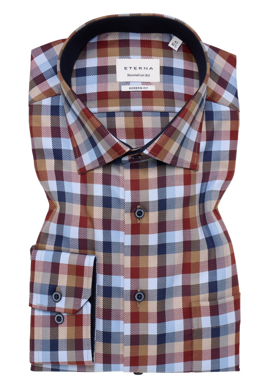 

Рубашка делового покроя Regular Fit ETERNA, синий