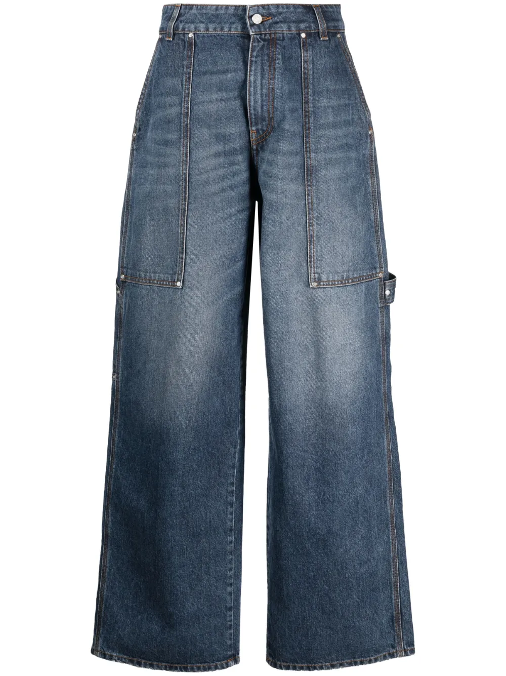 

Широкие джинсы STELLA MCCARTNEY, синий