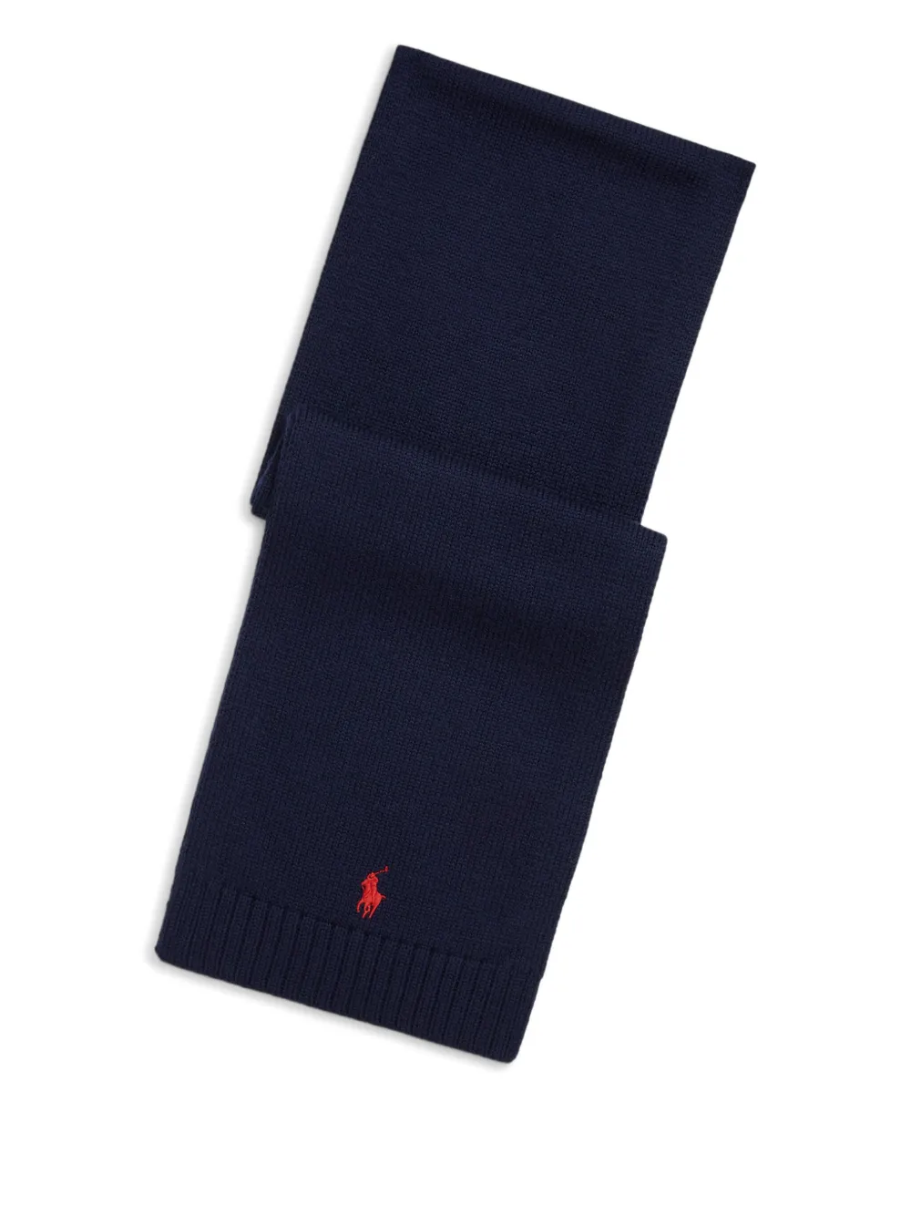 

Шарф с вышивкой Polo Pony POLO RALPH LAUREN KIDS, синий