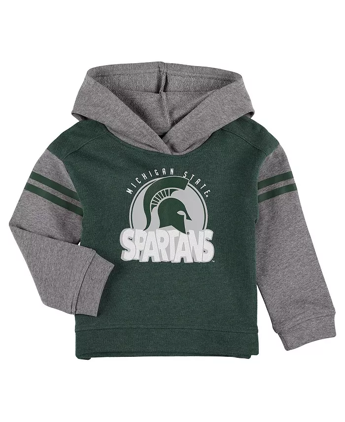 Детский набор для девочек: толстовка с капюшоном и леггинсы Michigan State Spartans Clubhouse (2 предмета) Outerstuff — фото 3