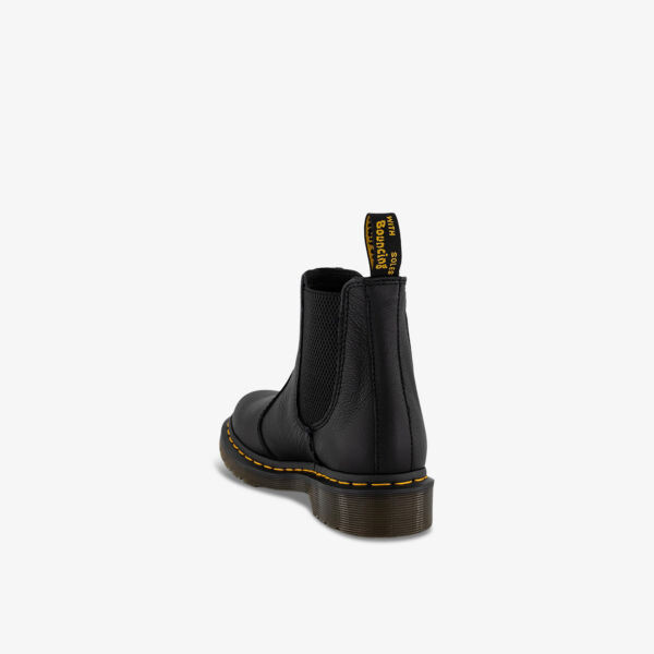 Кожаные ботинки челси 2976 с отстрочкой в тон Dr. Martens, черный — фото 4