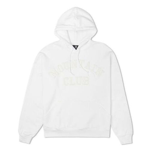 

Толстовка mountain club hoodie 'white' Converse, белый