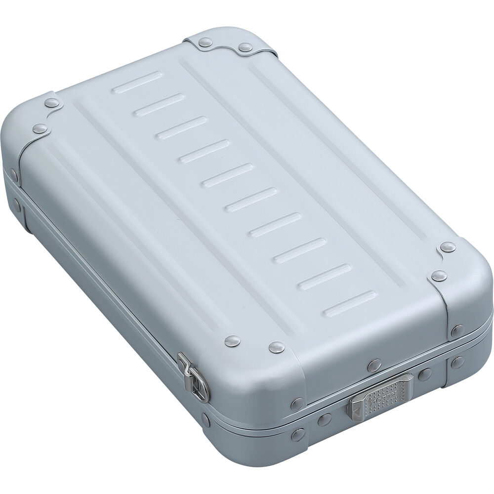 

Aleon Vertical Aluminum Hard-Shell Cross-Body Bag AC-1905V-PL