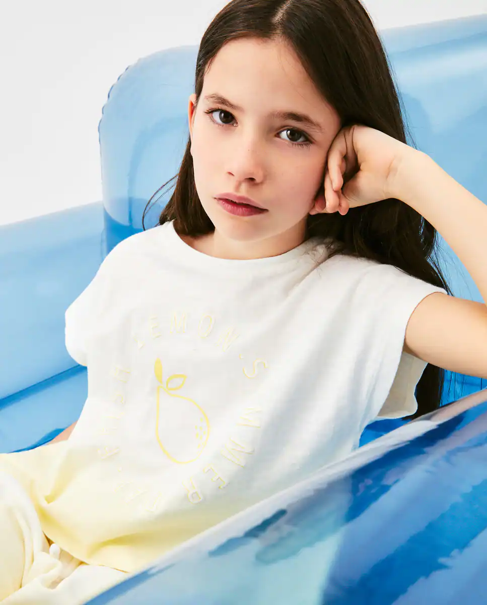 

Футболка для девочек с коротким рукавом Kids El Corte Inglés, жёлтый