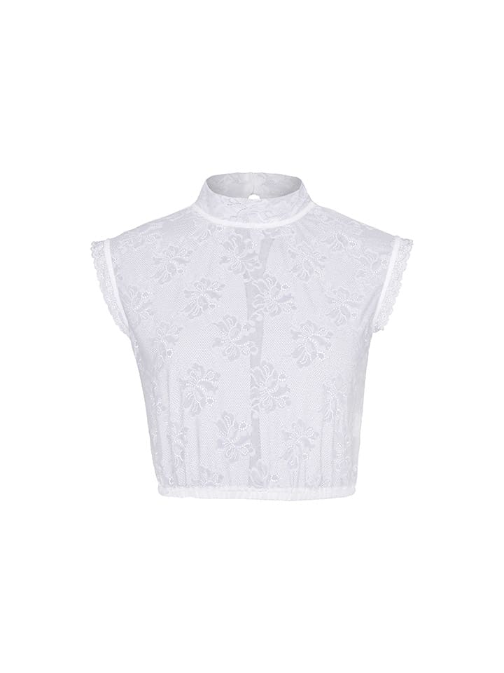 

Melega Блузка для дирндля «Роза» белого цвета