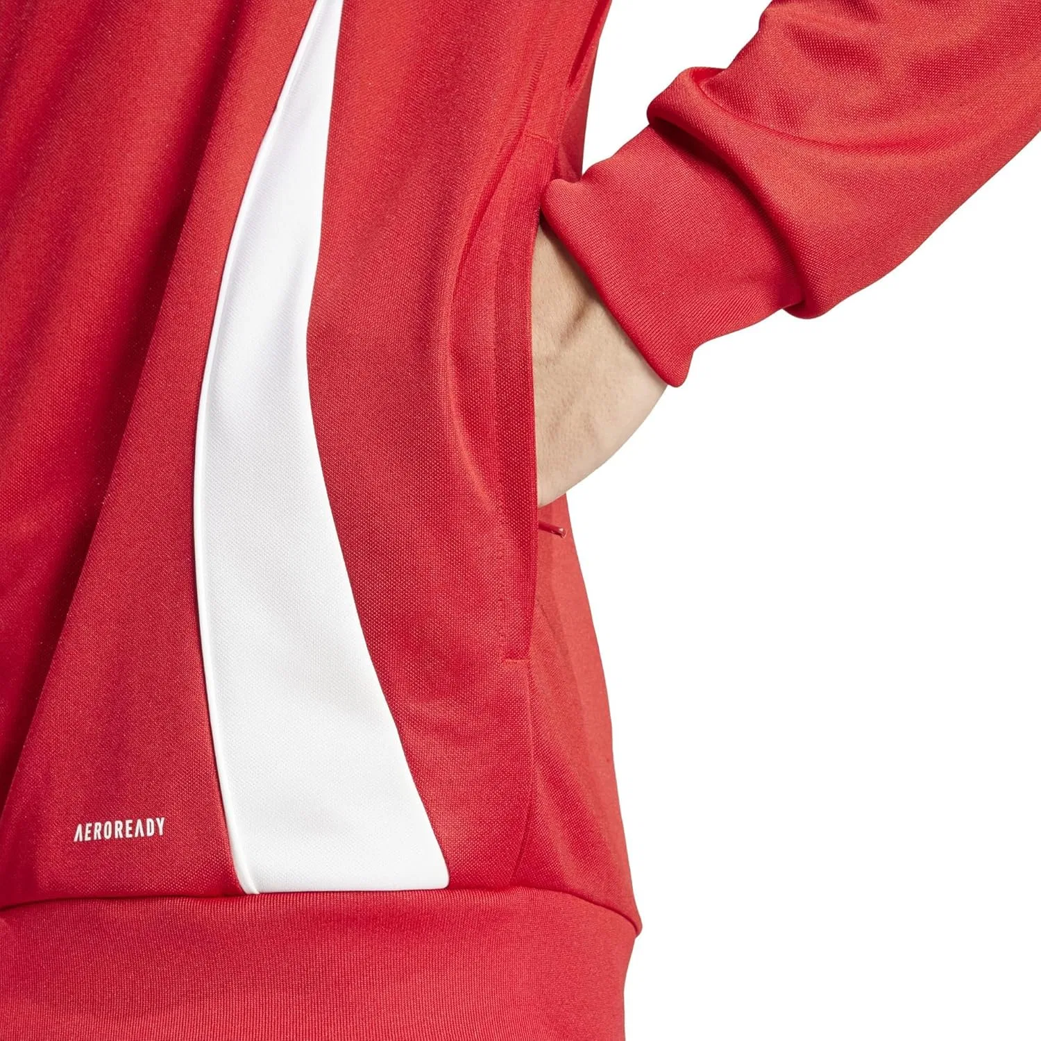 Тренировочная куртка slim fit, adidas, Team Power Red/White — фото 4
