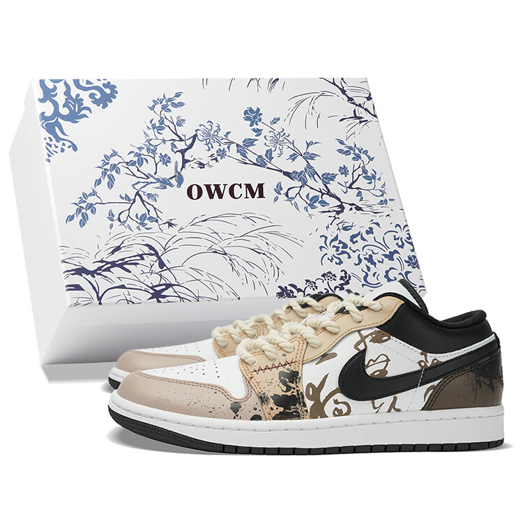 

Баскетбольные кроссовки Air 1 Vintage Men Low-Top Brown/White Jordan