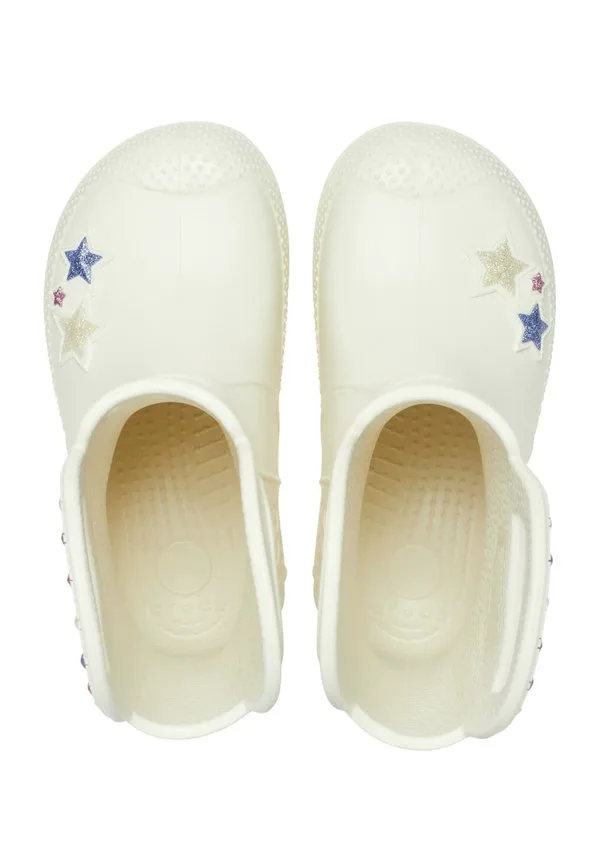 Справьтесь с этим, ковбойские металлические резиновые сапоги Crocs, Summit White — фото 3