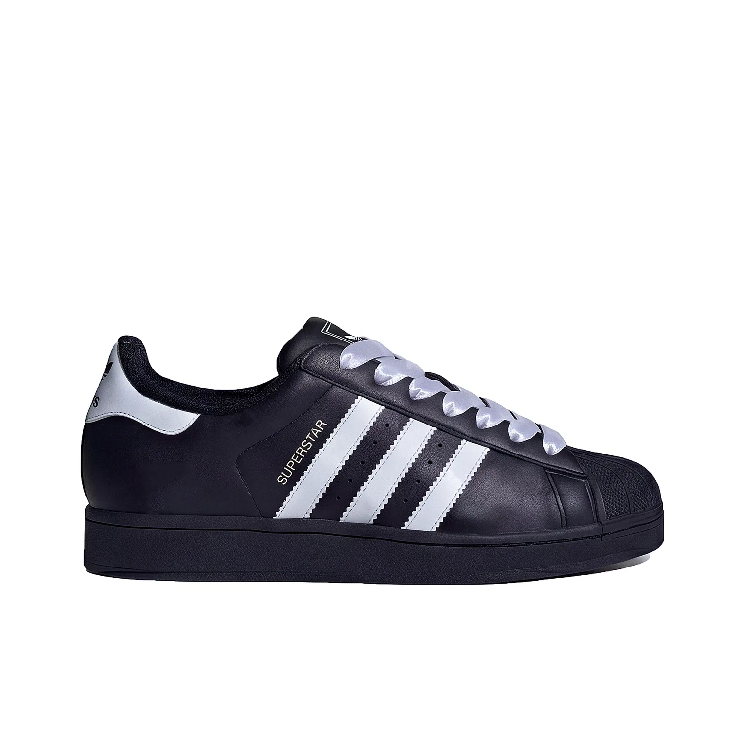 Детские кроссовки для скейтбординга Superstar 2 Adidas Originals черно-белые — фото 3