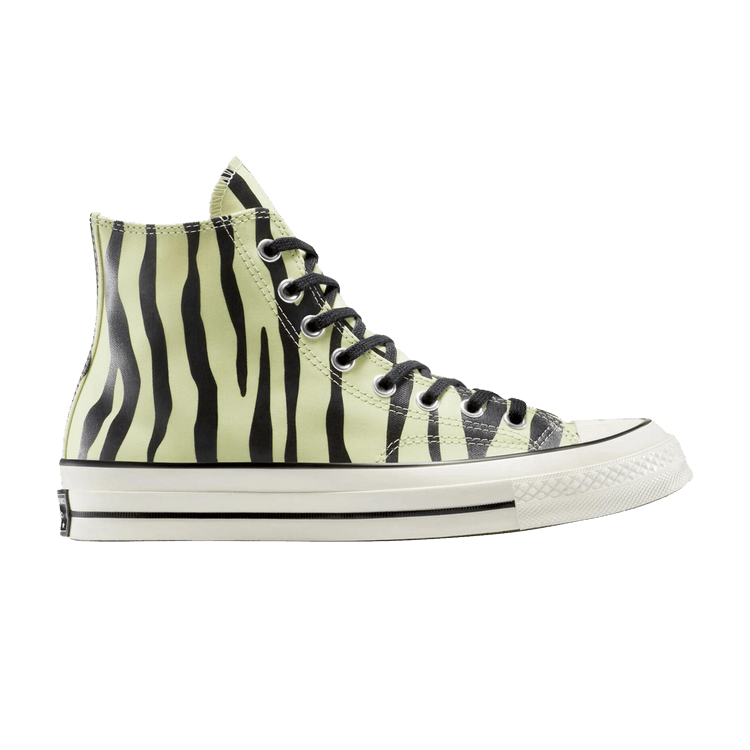 

Кроссовки Chuck 70 High 'Glow-In-The-Dark Zebra Print', зеленый