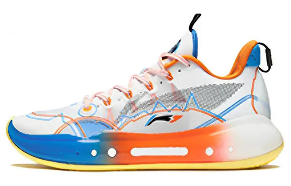 Кроссовки yushuai 14 низкие Li-Ning, белый — фото 2