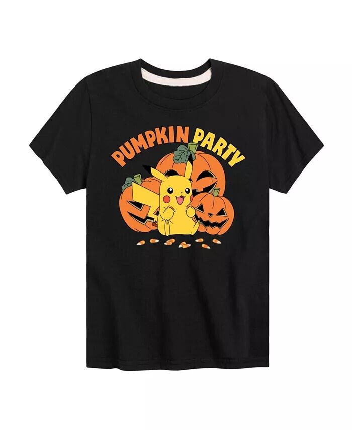 

Футболка с рисунком «Pokemon Pumpkin Party» от Big Boys Hybrid, черный