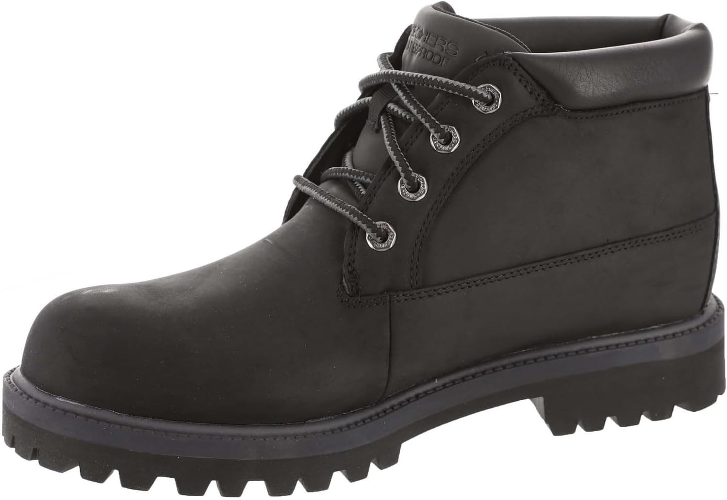 Ботинки Skechers USA Relaxed Fit: Sergeants-Thaxter для мужчин, черный — фото 4