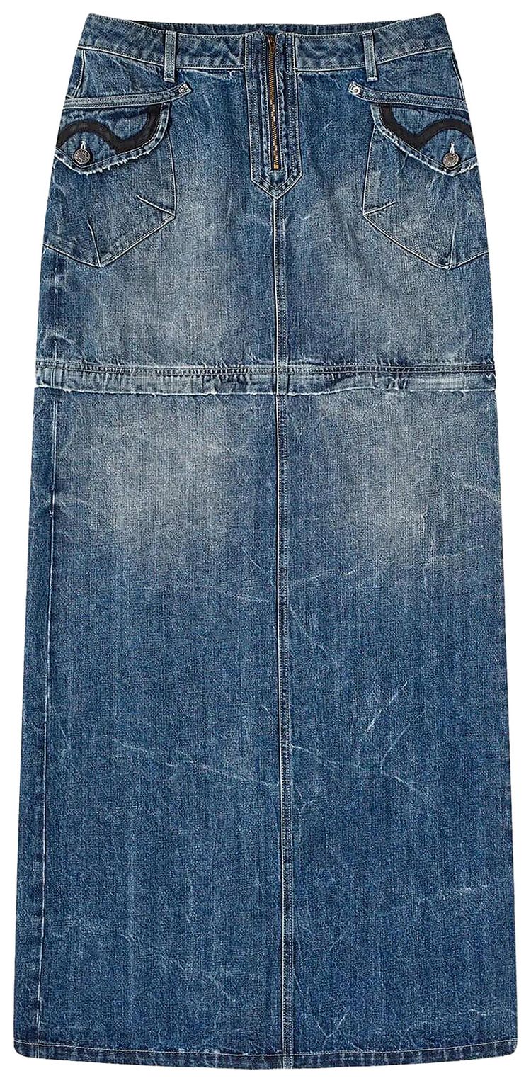 

Брюки Martine Rose Zip Off Denim Skirt