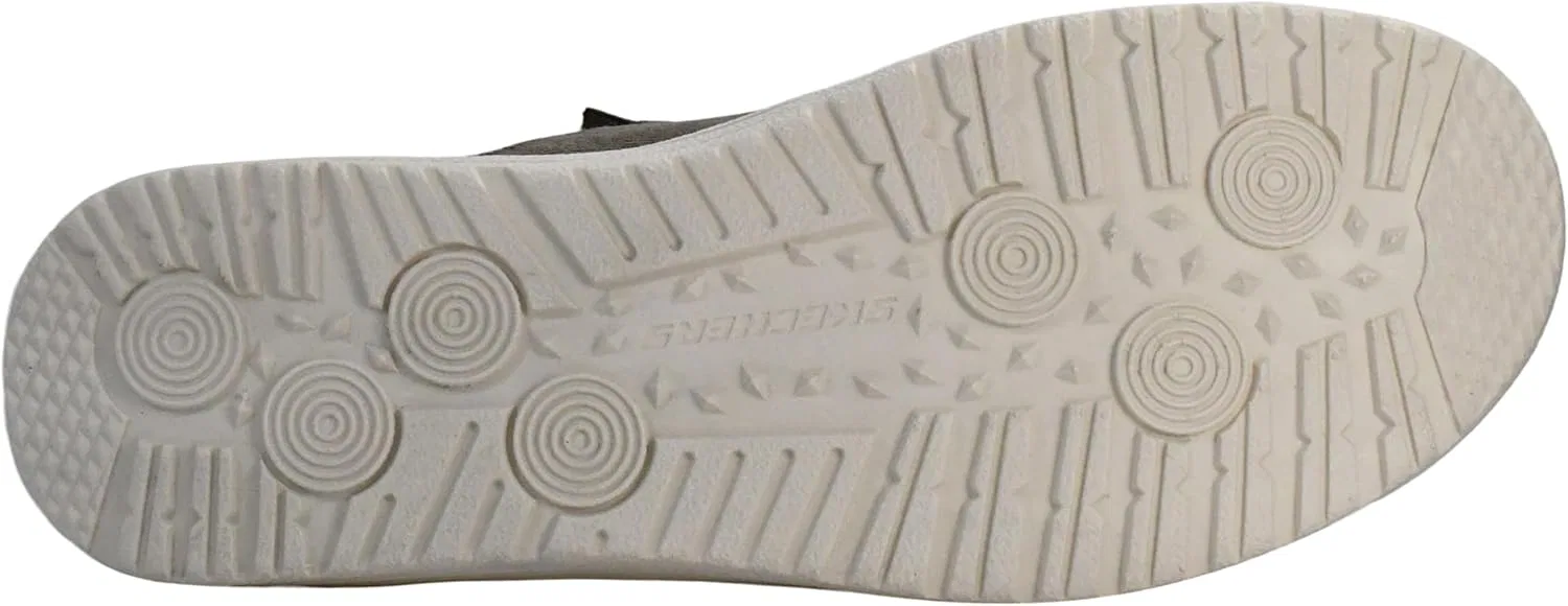 Мужские парусиновые мокасины без шнуровки Skechers Melson Raymon, Taupe — фото 4