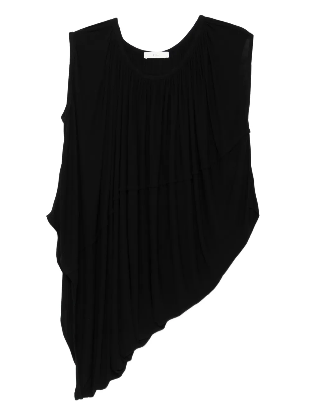 

Плиссированный асимметричный топ CO COLLECTION, черный