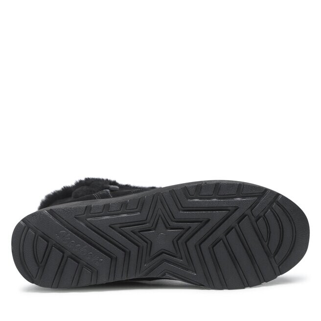 Ботинки женские Skechers CozyPeak зимние с мехом, черный — фото 4