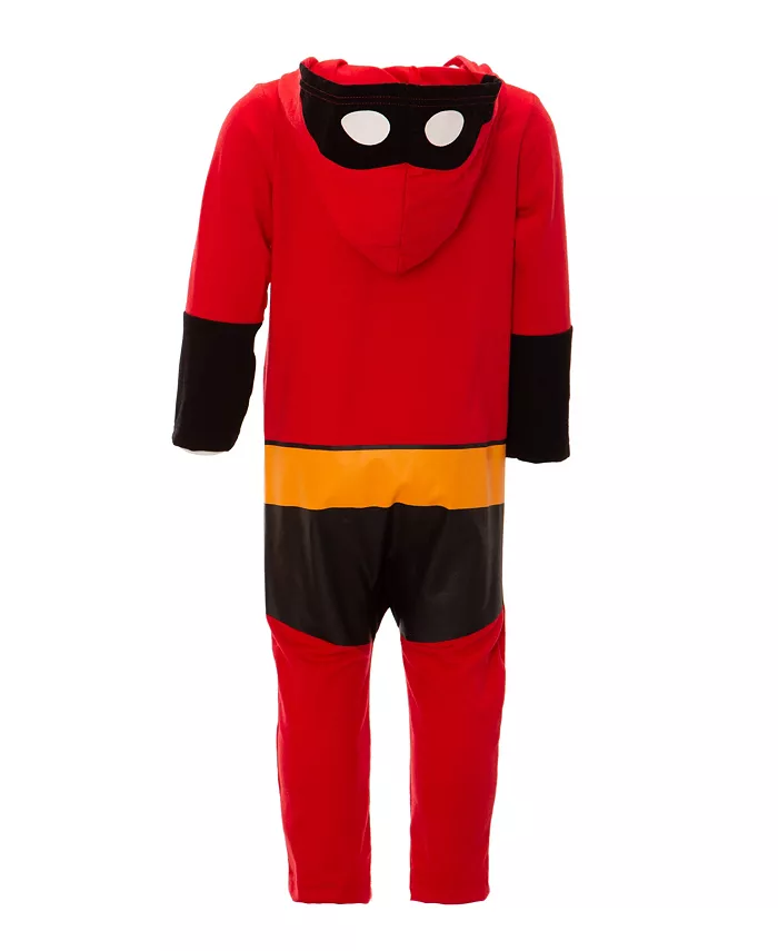 Комбинезон с молнией Disney Mr. Incredible для мальчиков Incredibles, красный — фото 4