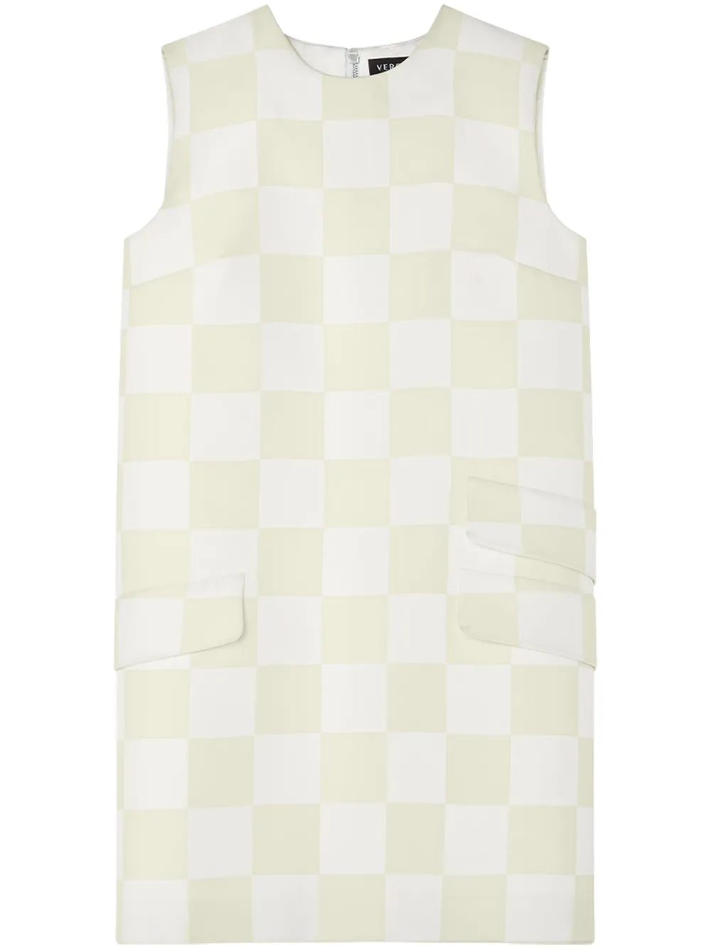 

Платье мини в клетку VERSACE, нейтральный