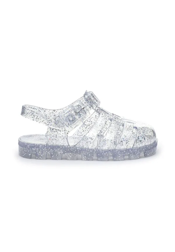 Желейные сандалии Next, Silver Glitter