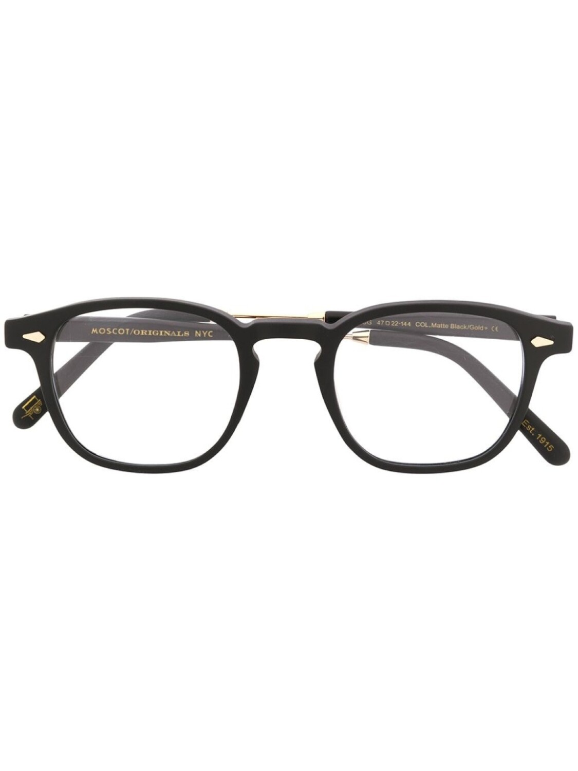 

Солнцезащитные очки Genug в круглой оправе Moscot, черный