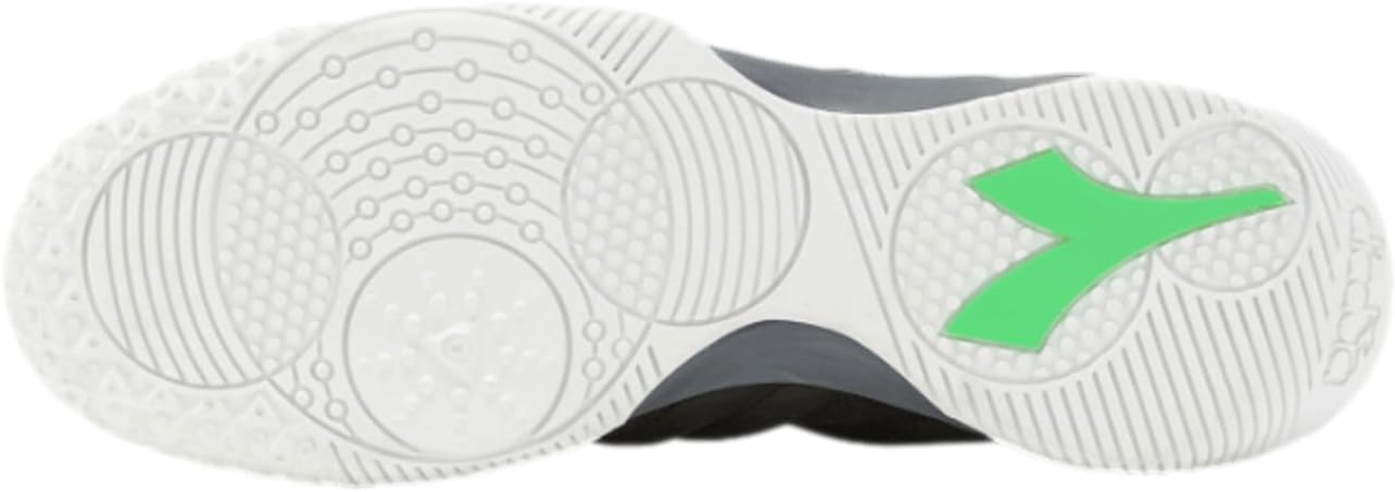 Кроссовки Diadora Brasil Sala Turf, белый/черный/зеленый — фото 4