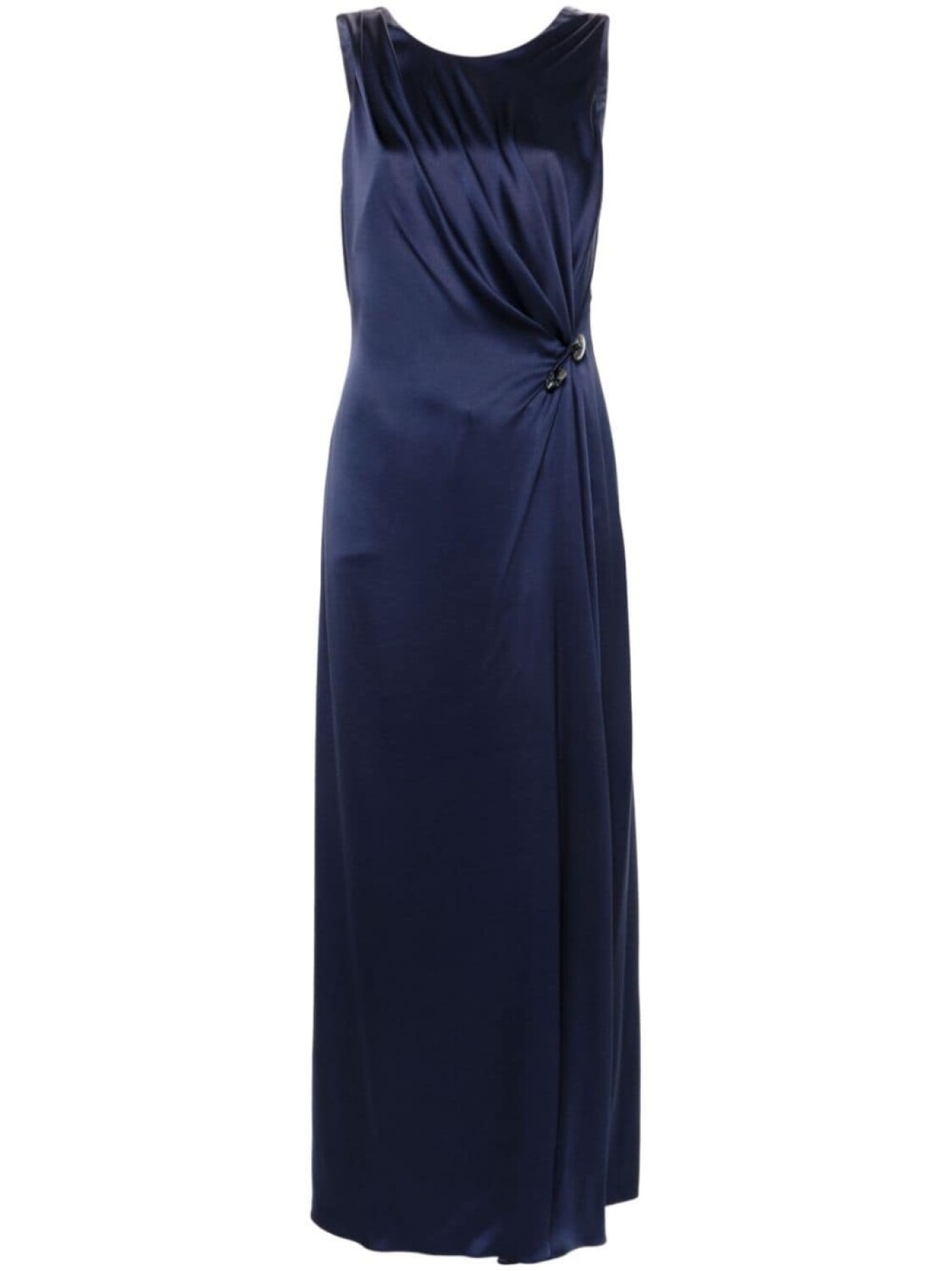 

Giorgio Armani макси-платье со стразами, синий