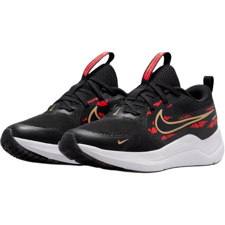 Nike Cosmic Runner Low top детские кроссовки для бега черные красные Unisex — фото 4