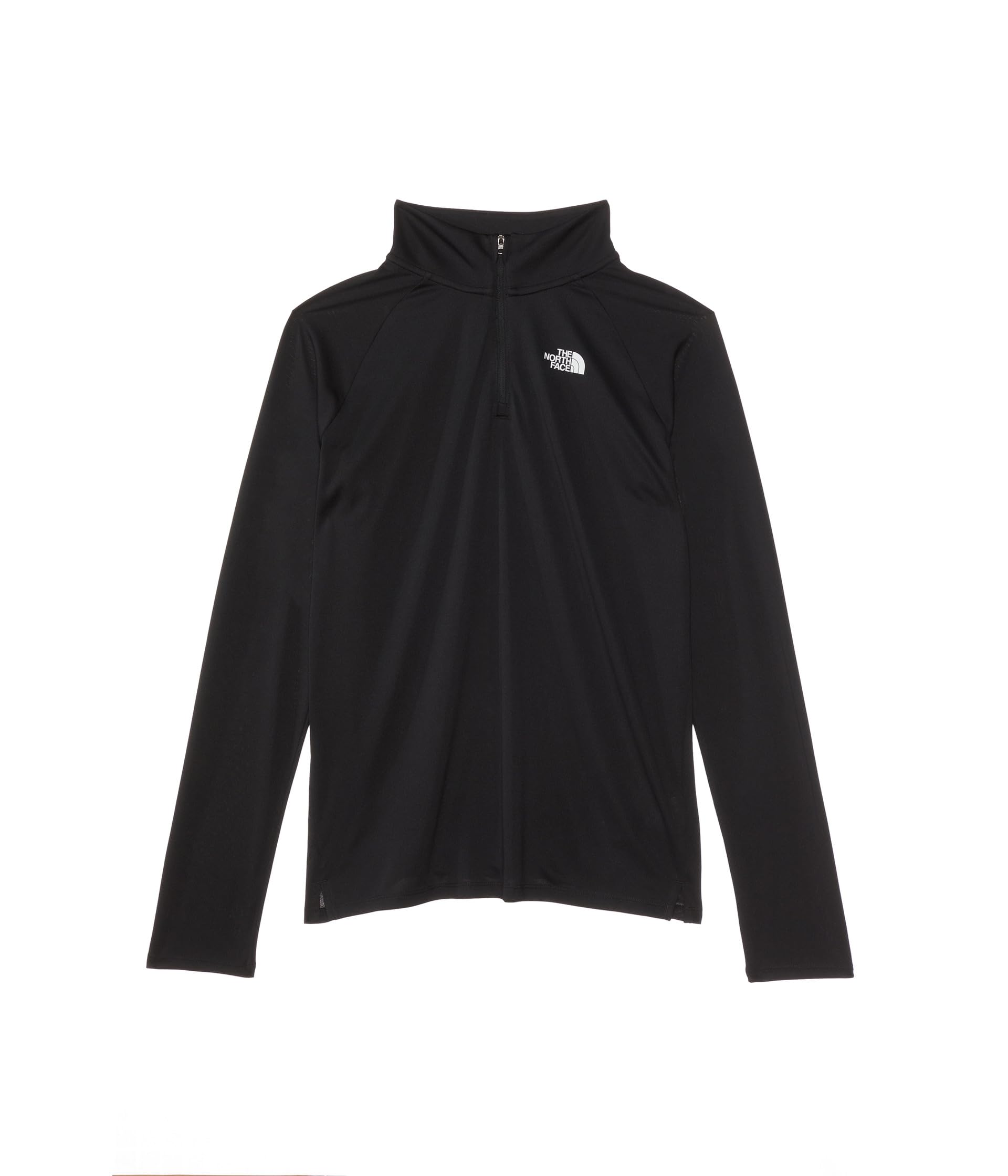 

Футболка The North Face Kids Teen Never Stop 1/4 Zip, цвет TNF Black
