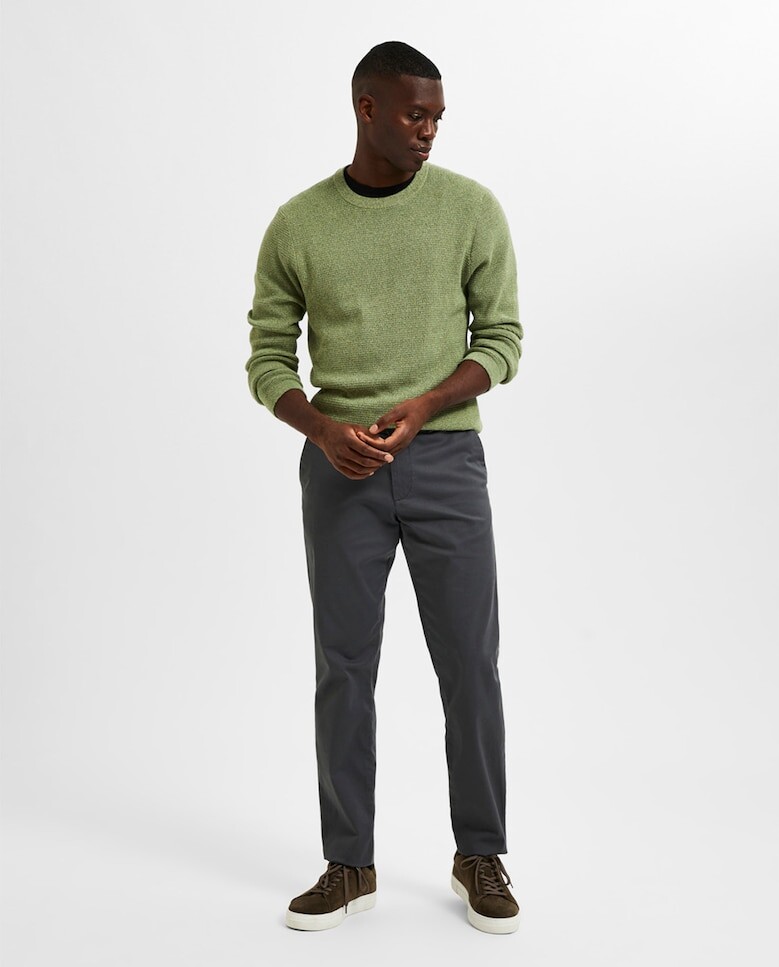 

Мужские брюки-чиносы Slim Fit Selected, темно-серый