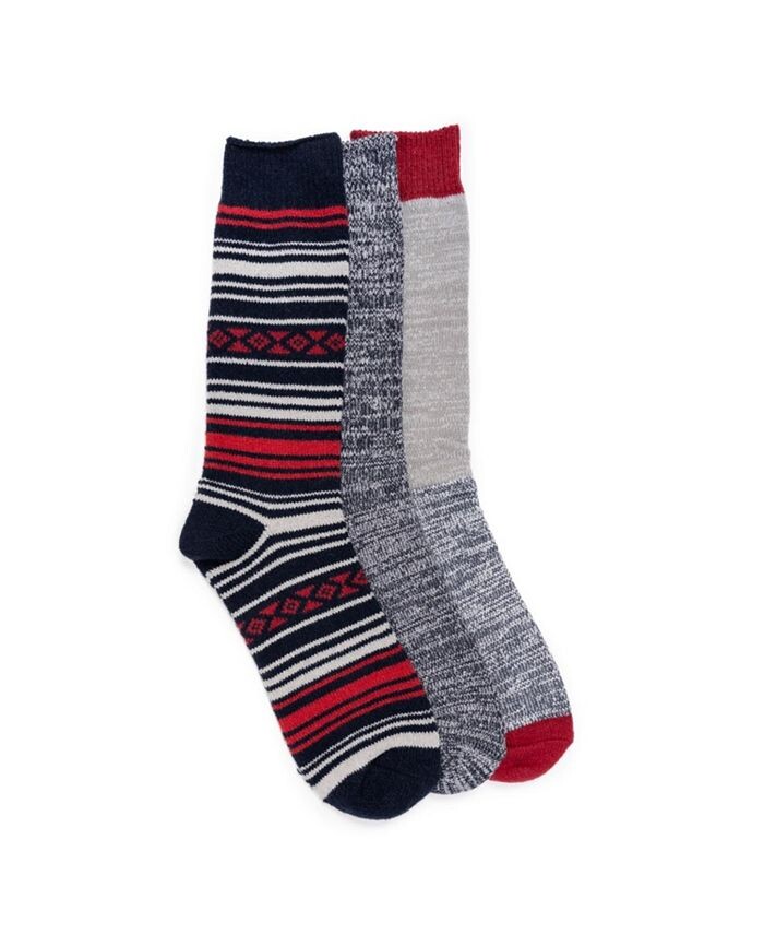 

Комплект мужских носков из микрофибры, 3 пары MUK LUKS, синий