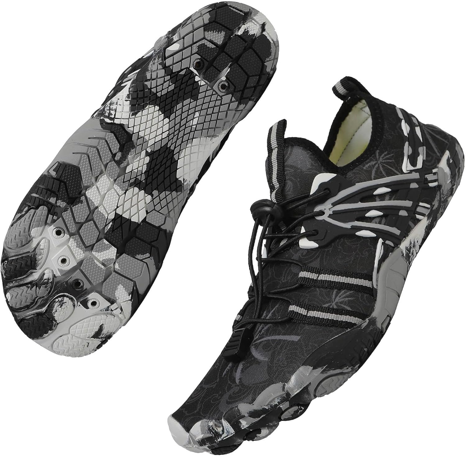 

Быстросохнущие пляжные и бассейные слипоны- слипоны для женщин и мужчин, для серфинга, йоги и водных видов спорта Ziitop, черный