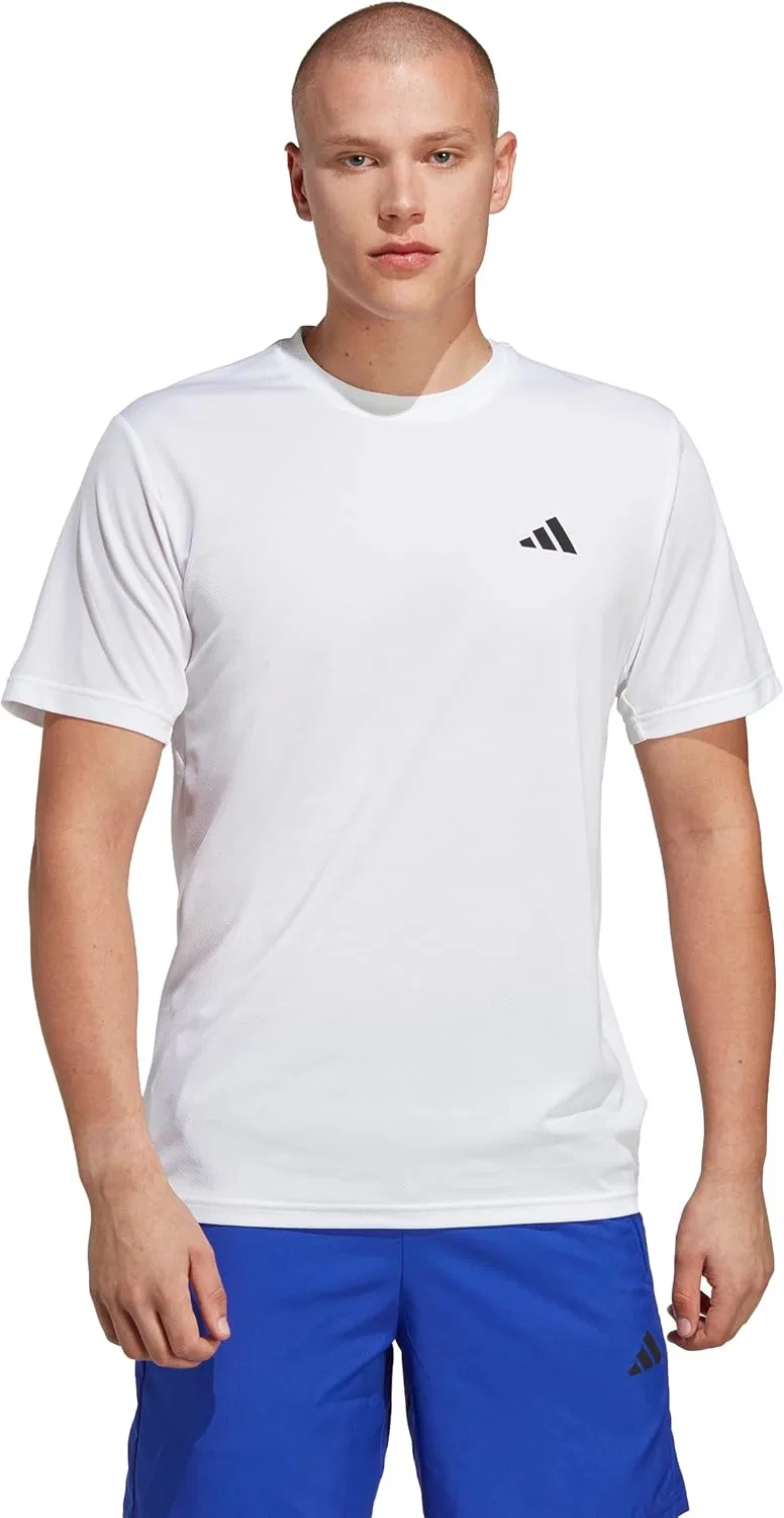 Футболка мужская тренировочная adidas, цвет White/Black