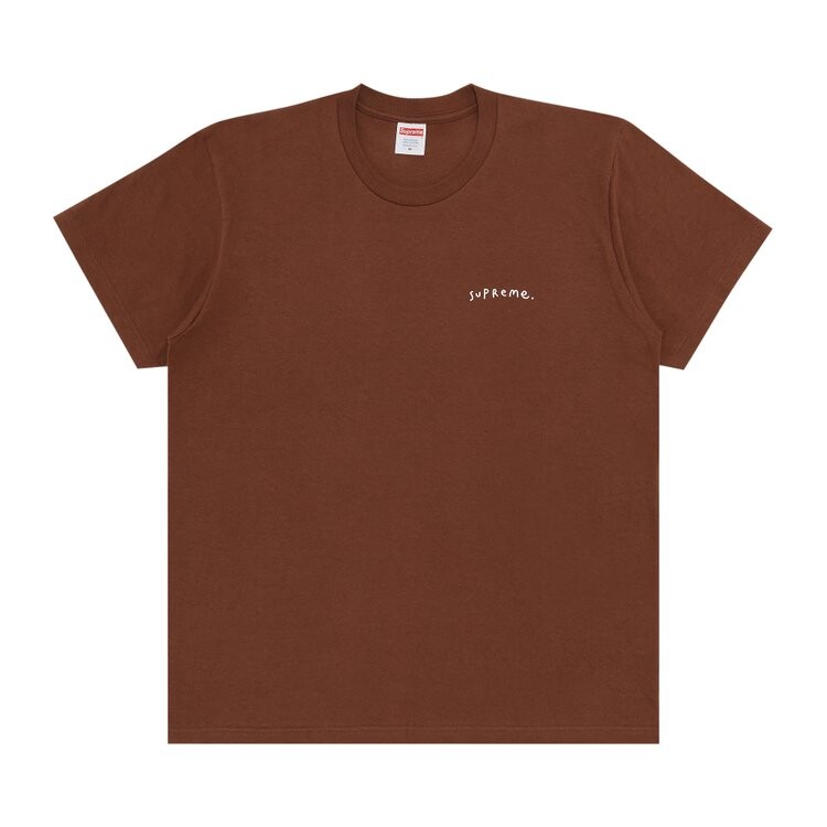 

Футболка Supreme Ying Yang 'Brown', коричневый
