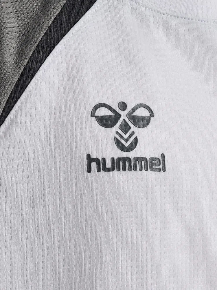 Футболка детская спортивная Lead 2.0 Jersey S/S Hummel, белый — фото 3
