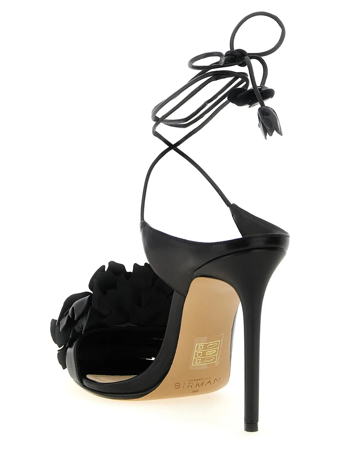 Сандалии A.Birman x AGUA by Agua Bendita «Ornela» Alexandre Birman, черный — фото 3