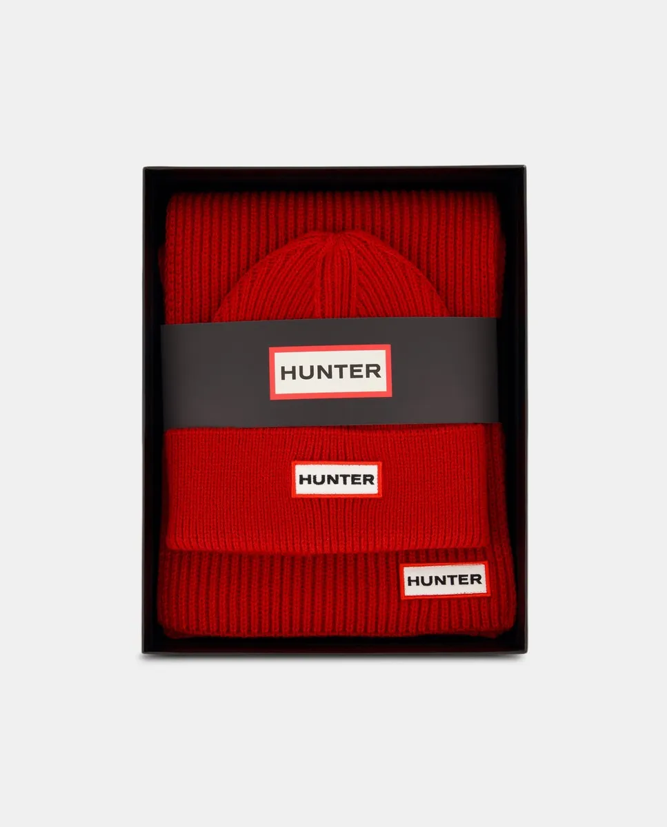 

Комплект из шапки и шарфа Jura Boxet Hunter, красный